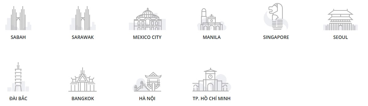 Văn phòng Shopee tại Hà Nội và Thành phố Hồ Chí Minh